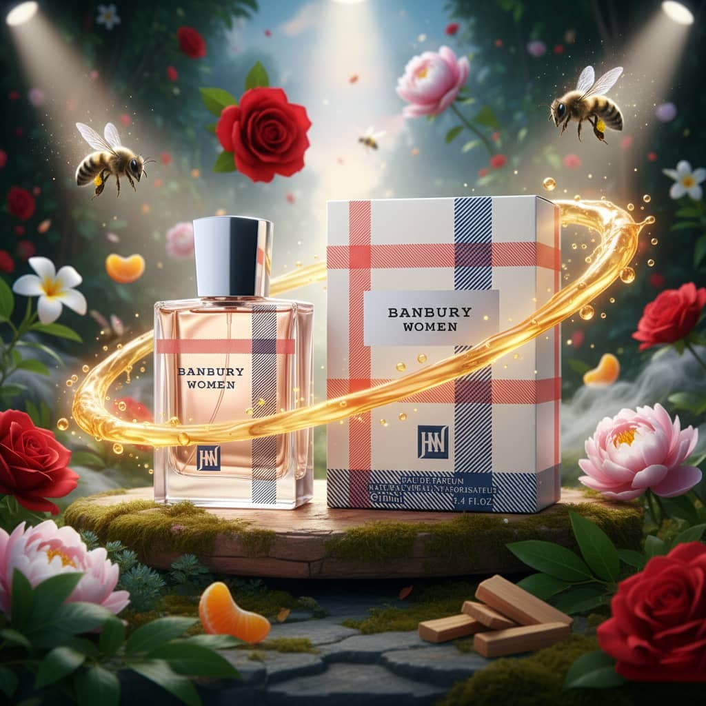عطر ادکلن زنانه باربری لندن جانوین جکوینز مدل بانبری وومن (Jackwins Burberry London) حجم 100 میل — تصویر ۹