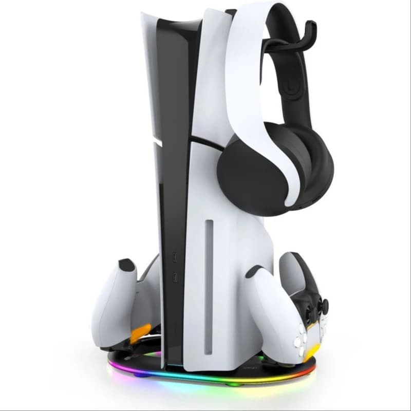 پایه شارژ و استند RGB پلی استیشن 5 اسلیم مدل Ipega PG-P5S045 — تصویر ۸