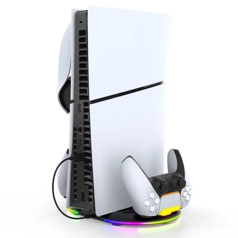 پایه شارژ و استند RGB پلی استیشن 5 اسلیم مدل Ipega PG-P5S045 — تصویر ۲
