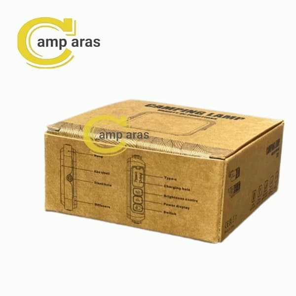 چراغ چادر شارژی اسمال سان مدل SMALL SUN C12L پاوربانک دار — تصویر ۸