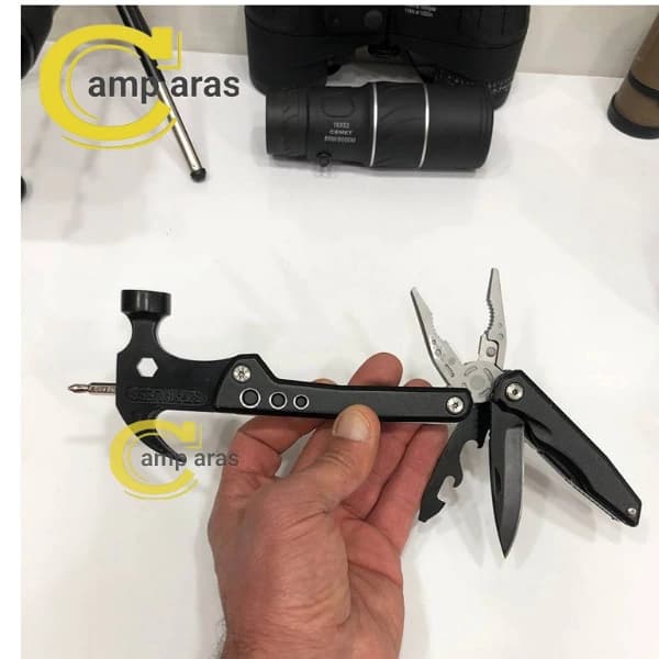 ابزار چندکاره چکش تاشو مدل STAINLESS RC35 ضد زنگ — تصویر ۷