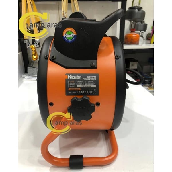 بخاری برقی فن دار زوبر دوحالته KZUBR 3000W K11122 — تصویر ۵