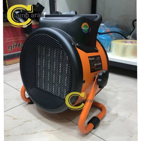 بخاری برقی فن دار زوبر دوحالته KZUBR 3000W K11122 — تصویر ۴