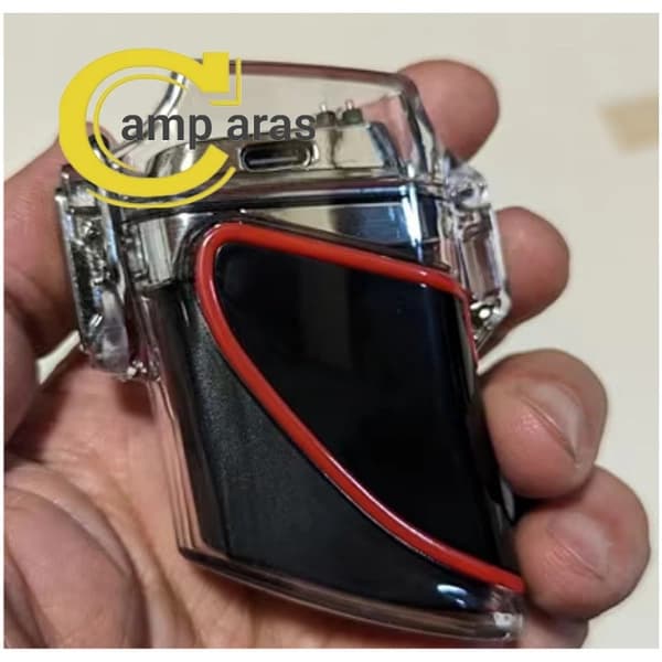 فندک شارژی پلاسمایی چراغ دار LED USB FW-39 — تصویر ۴