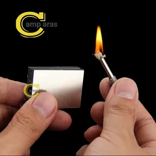 فندک و چخماق دائمی بنزینی مدل کبریتی G282 — تصویر ۶