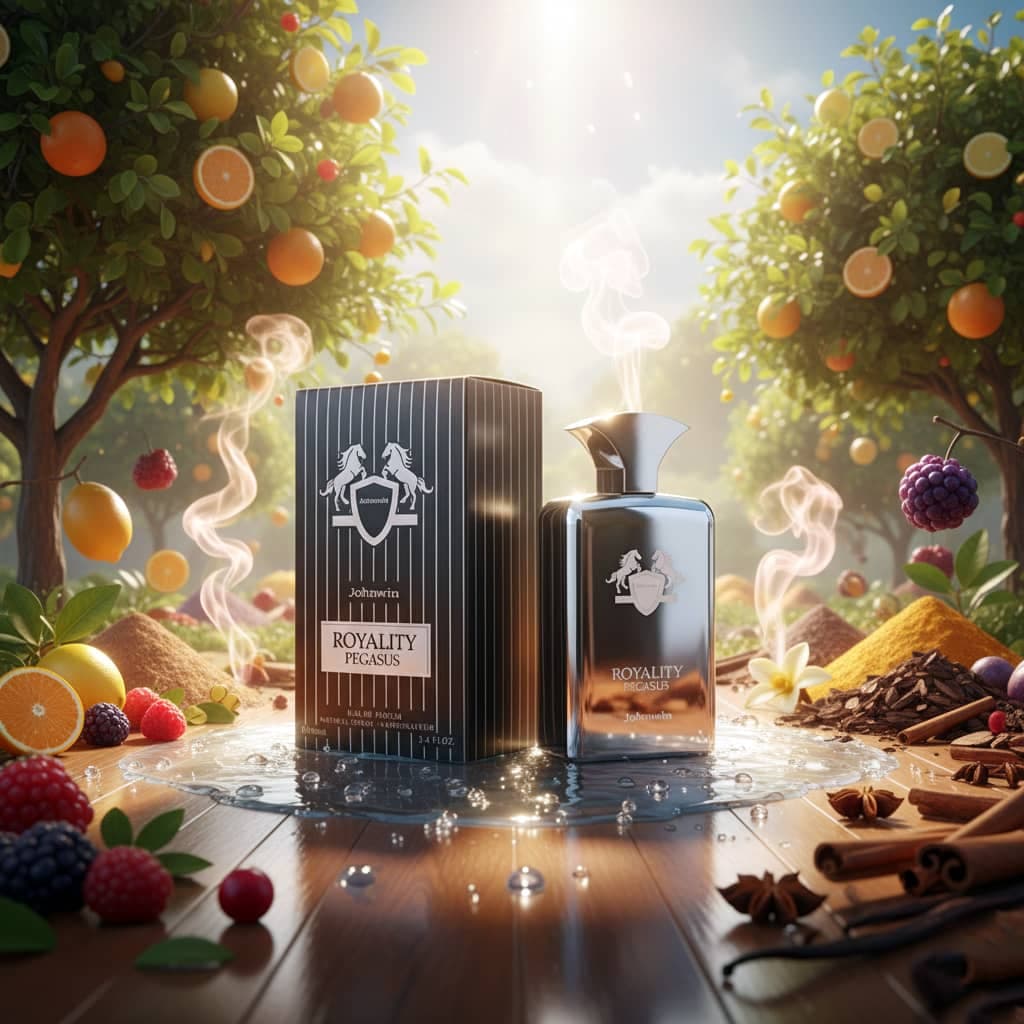 عطر ادکلن مردانه پرفیوم دو مارلی پگاسوس جانوین جکوینز مدل رویالیتی پگاسوس (Johnwin – Jackwins Royality Pegasus) حجم 100 میل — تصویر ۵