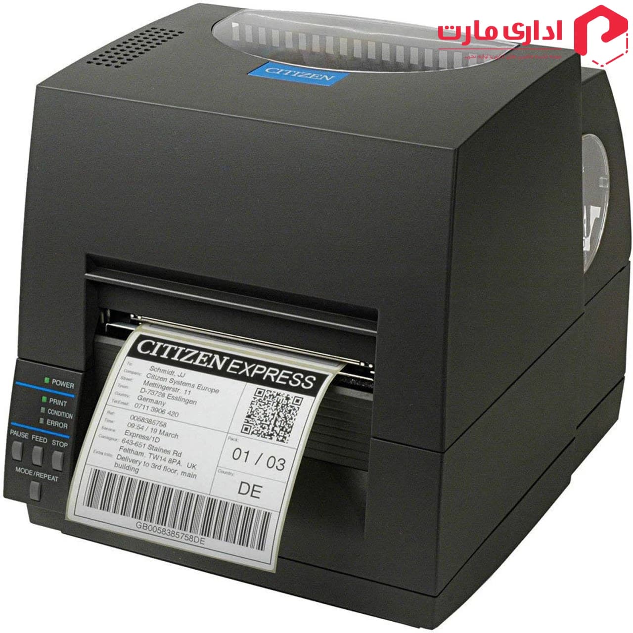 لیبل پرینتر نیمه صنعتی مدل CL-S621 سیتیزن — تصویر ۳