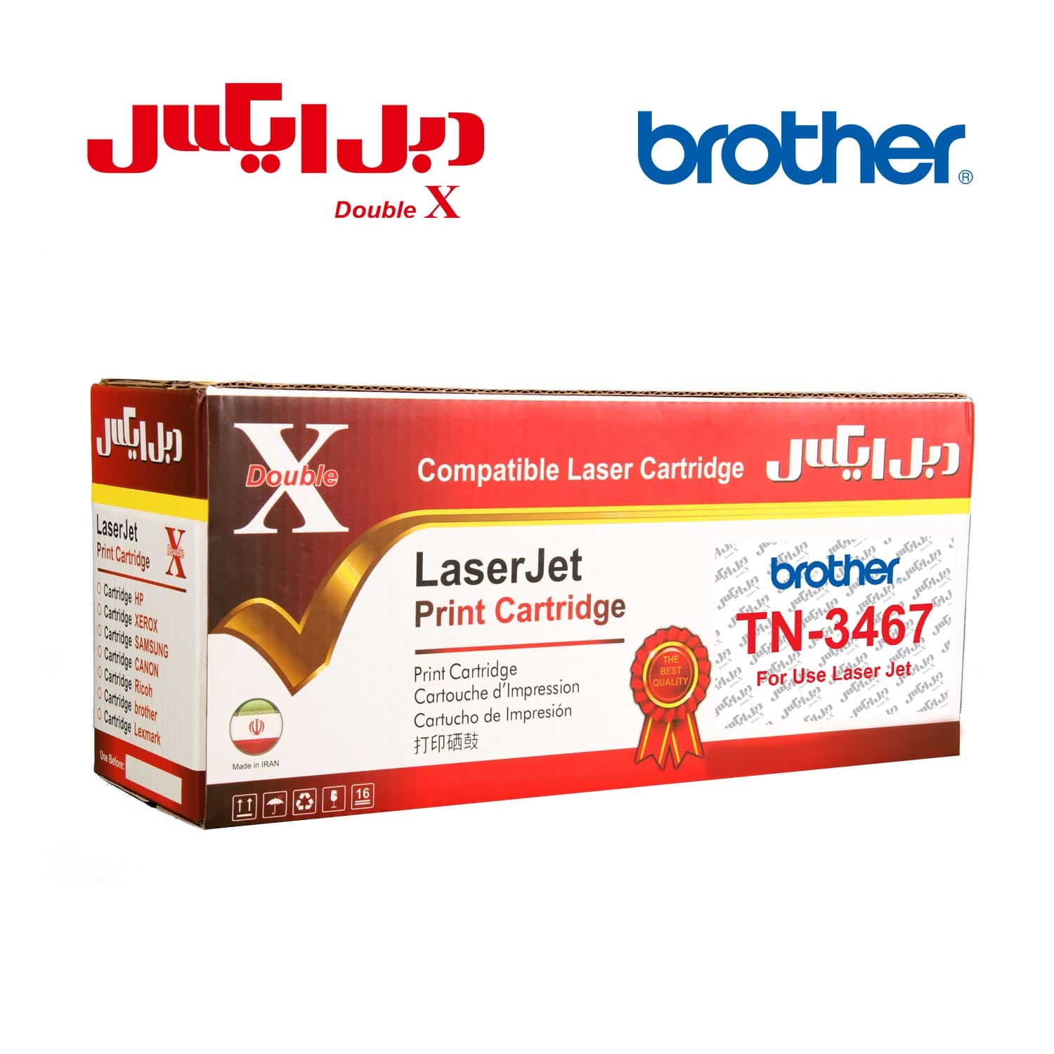 کارتریج تونر مشکی برادر Brother TN-3467 دبل ایکس — تصویر ۲