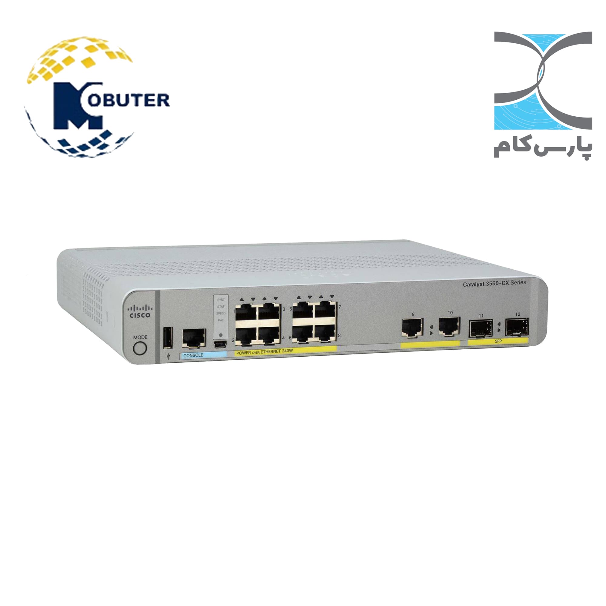 سوئیچ سیسکو مدل WS-C3560CX-8PC-S — تصویر ۶