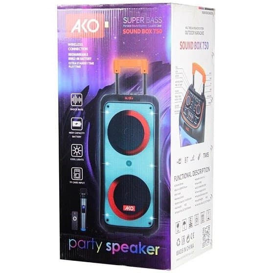 اسپیکر بلوتوثی اکو AKO Sound Box 750 — تصویر ۲