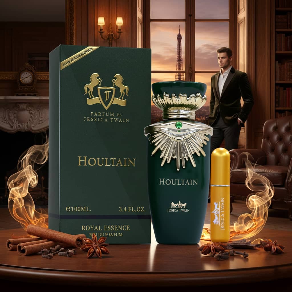 عطر ادکلن مردانه پارفومز د مارلی هالتان جسیکا توین فرانسه مدل هالتان رویال اسنس (jessica twain Houltain) حجم 100 میل با اتومایزر رایگان — تصویر ۸
