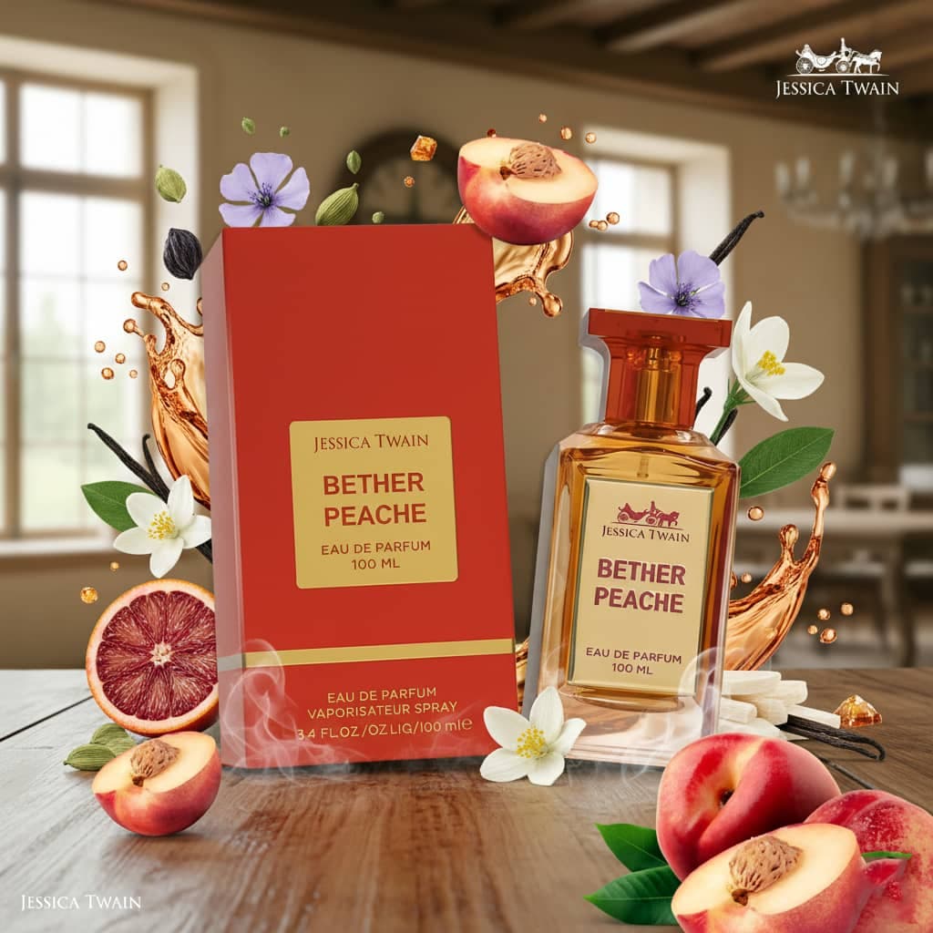 عطر ادکلن زنانه مردانه تام فورد بیترپیچ جسیکا توین فرانسه مدل تام فورد بیترپیچ ( Jessica Twain BETHER PEACHE) حجم 100 میل — تصویر ۳