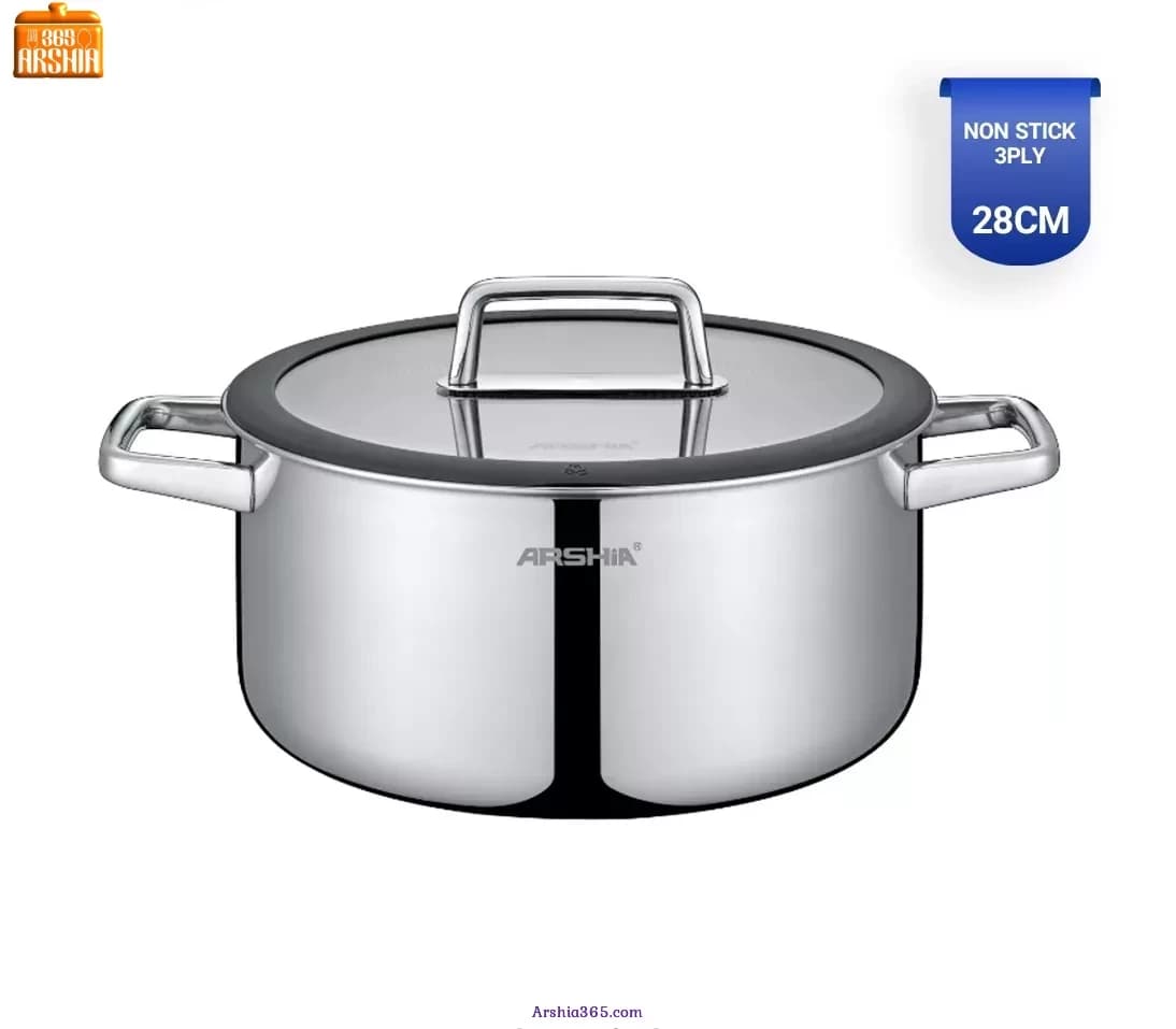 قابلمه استیل 28 لیزری عرشیا ss050-3171 — تصویر ۱۱
