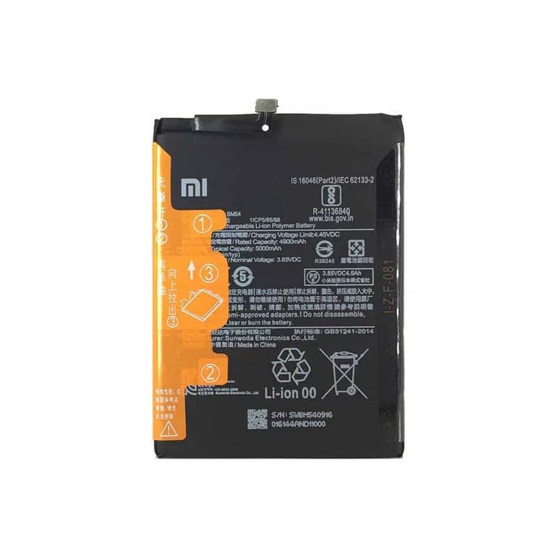 باتری گوشی شیائومی Redmi Note 9 5G مدل BM54 — تصویر ۲