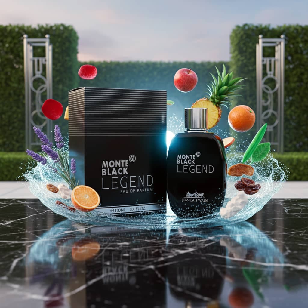 عطر ادکلن مردانه مون بلان لجند جسیکا توین فرانسه مدل مونت بلک لجند (Jessica Twain Monte black legend) حجم 100 میل — تصویر ۷