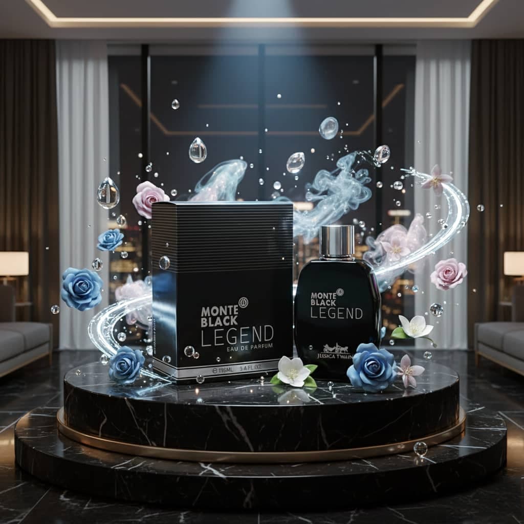 عطر ادکلن مردانه مون بلان لجند جسیکا توین فرانسه مدل مونت بلک لجند (Jessica Twain Monte black legend) حجم 100 میل — تصویر ۶