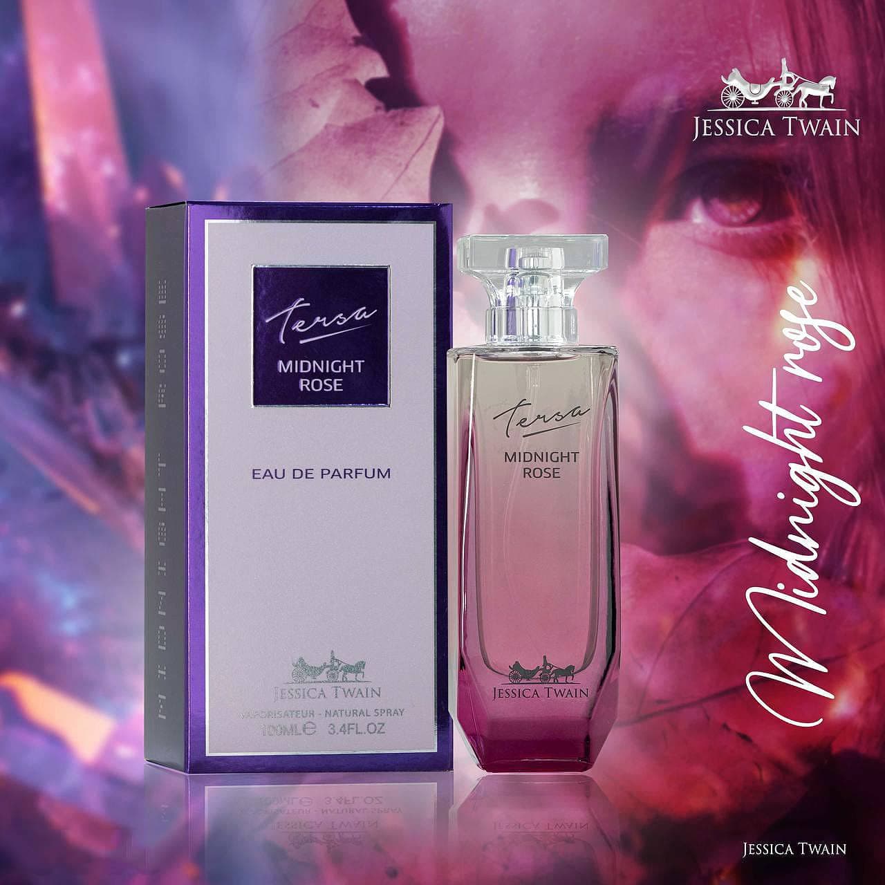 عطر ادکلن زنانه لانکوم ترزا میدنایت رز جسیکا توین فرانسه مدل ترزا میدنایت ( Jessica Twain Tersa Midnight Rose ) حجم 100 میل — تصویر ۸