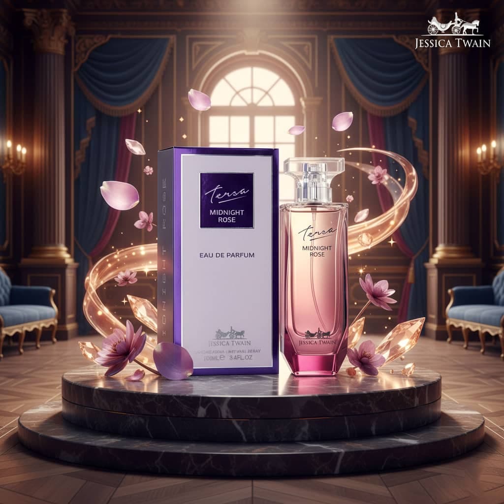 عطر ادکلن زنانه لانکوم ترزا میدنایت رز جسیکا توین فرانسه مدل ترزا میدنایت ( Jessica Twain Tersa Midnight Rose ) حجم 100 میل — تصویر ۹