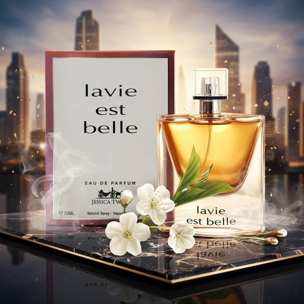 عطر ادکلن زنانه لاوی است بل جسیکا توین فرانسه مدل لاوی است بل (Jessica Twain Lavie Est Belle) حجم 100 میل