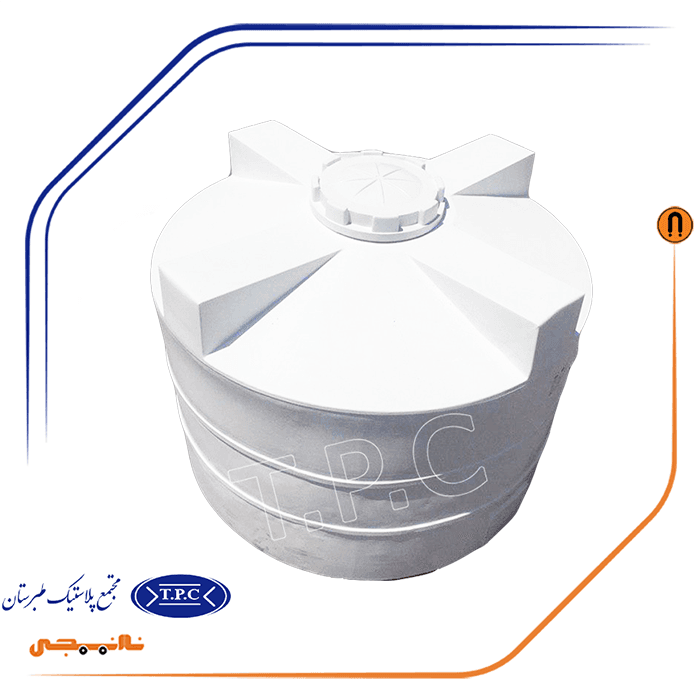 مخزن 2500 لیتری عمودی کوتاه طبرستان