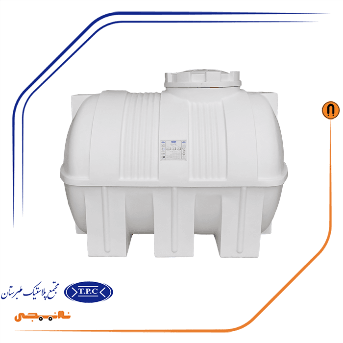 مخزن 2000 لیتری افقی طبرستان کرکره ای سه لایه آنتی باکتریال — تصویر ۲