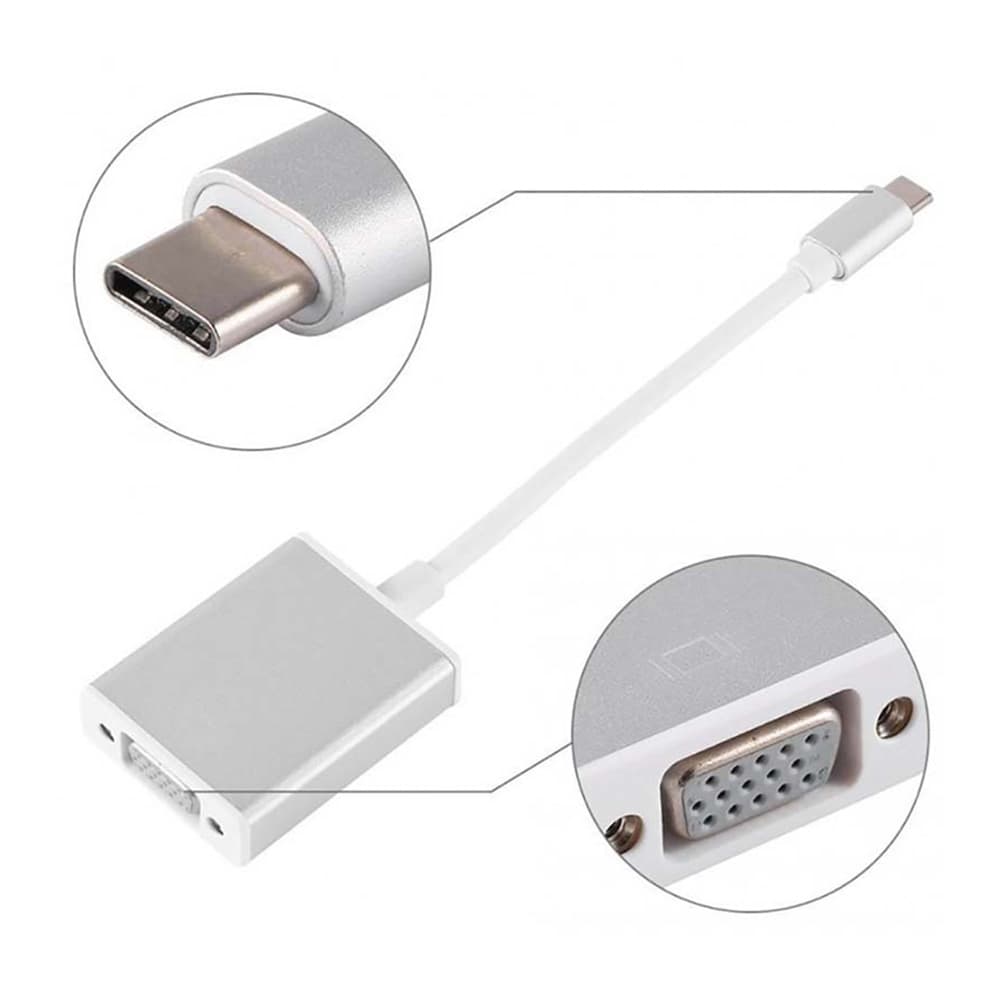 مبدل Type-C به VGA رویال مدل RC-4010 — تصویر ۷