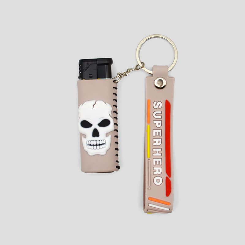 فندک اتمی اسکلتی کاوردار مدل White Skull کد Hsm-615d3 — تصویر ۱۱