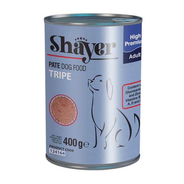 کنسرو سگ شایر با طعم سیرابی – Shayer Tripe