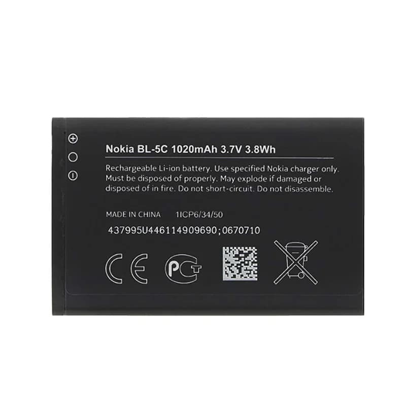 باتری اصلی گوشی نوکیا NOKIA N72 مدل BL-5C — تصویر ۲