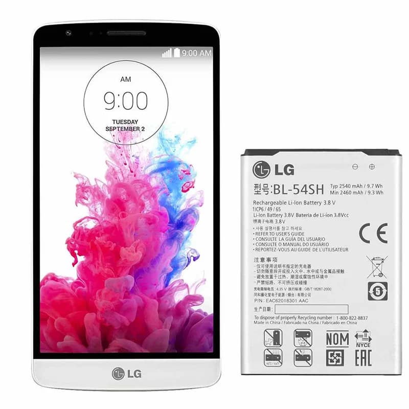 باتری گوشی ال جی LG G3 — تصویر ۴