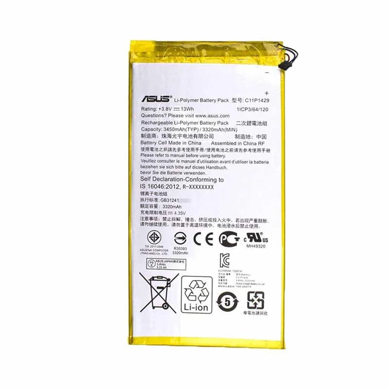 باتری تبلت ایسوس 7.0 Asus Zenpad C مدل C11P1429 — تصویر ۲