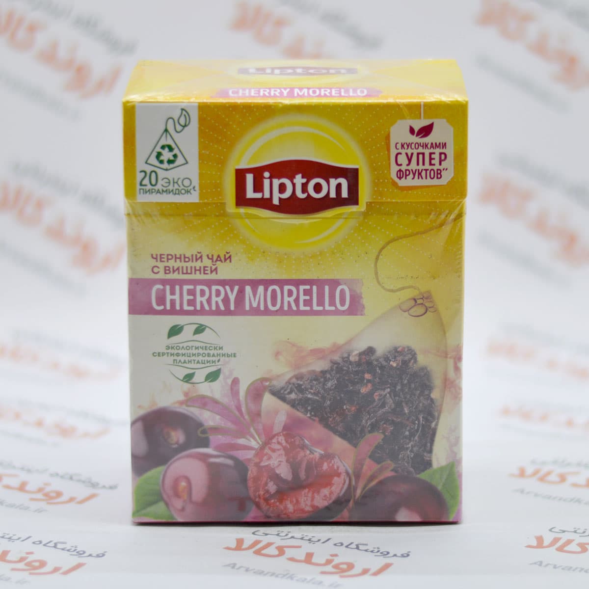چای گیلاس لیپتون Lipton مدل Cherry Morello