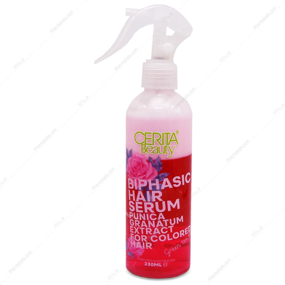 سرم دو فاز محافظ موی رنگ شده سریتا بیوتی 230ml — تصویر ۳