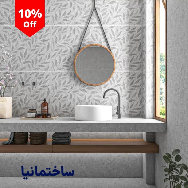 سرامیک گابانا دالیا طوسی ساده رستیک مات 60×120 – کارخانه عقیق | سرامیک کف با طرح سنگ