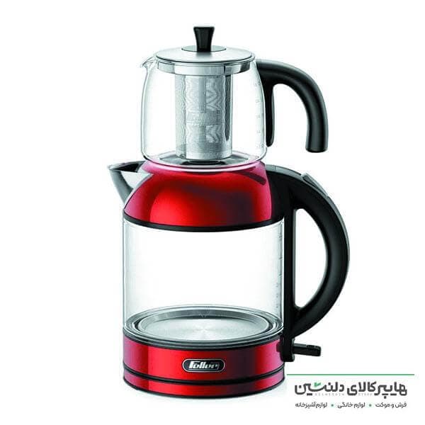 چای ساز فلر رنگ قرمز مدل TS-286 — تصویر ۴