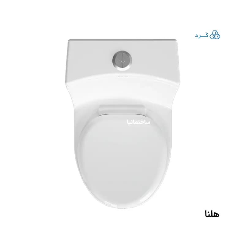 توالت فرنگی هلنا چینی کرد با سیستم فلاش ریزشی و آکس ۱۲ سانتیمتر | ابعاد کوچک و عملکرد اقتصادی — تصویر ۱۰