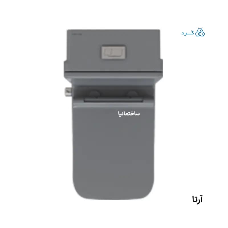 توالت فرنگی والهنگ آرتا چینی کرد با طراحی صاف و پیچ مخفی | سیستم فلاشینگ ریزشی و درب آرامبند — تصویر ۸