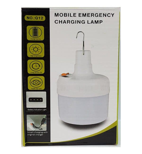 لامپ اضطراری سیار خورشیدی و شارژی مدل T-24 ا solar emergency charging lamp T-24 — تصویر ۳