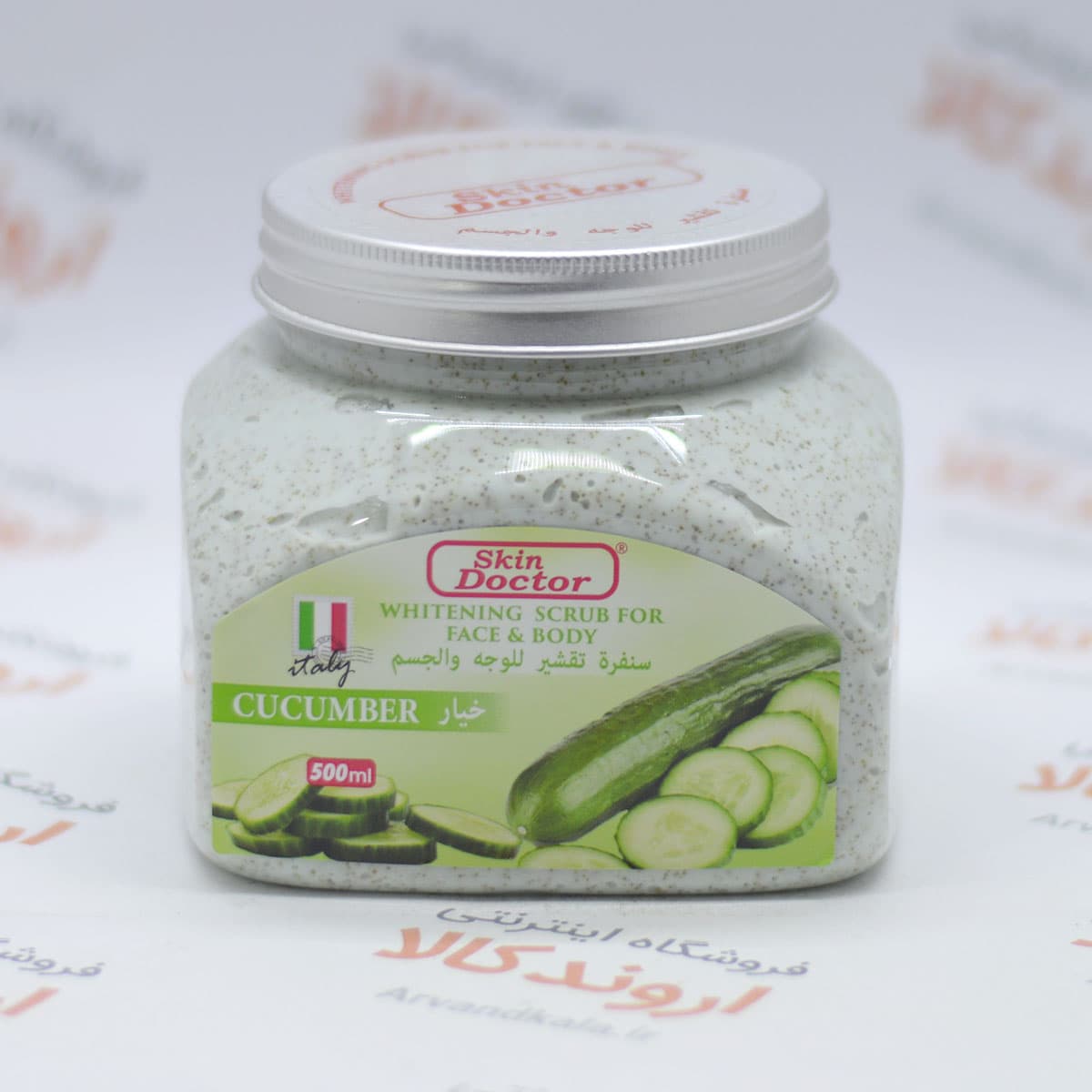 اسکراب صورت و بدن اسکین داکتور Skin Doctor مدل Cucumber — تصویر ۳