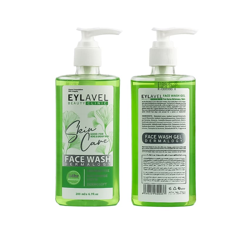ژل شستشو صورت ایلاول مناسب پوست چرب و جوش‌دار 200ml — تصویر ۲