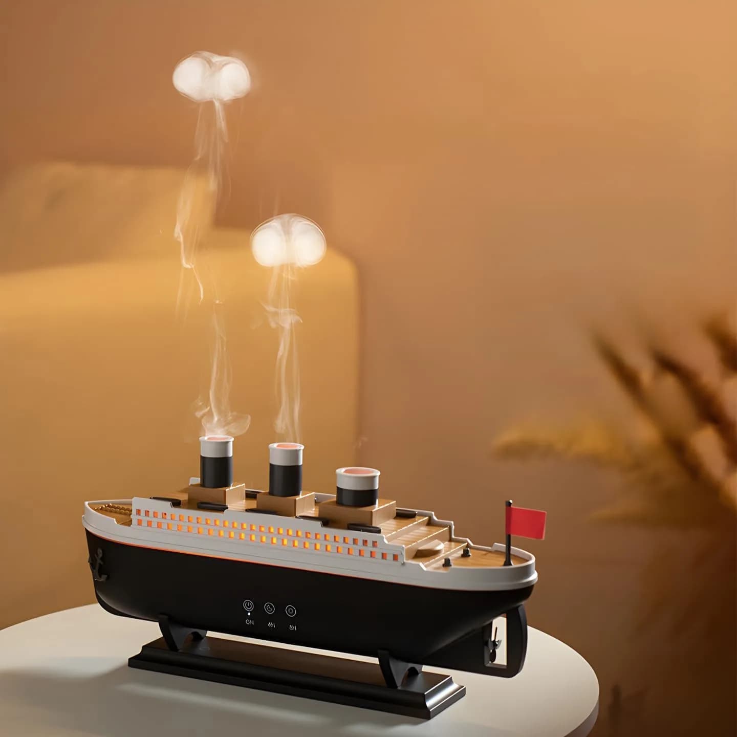 دستگاه بخورسرد و آروماتراپی JELLYFISH AROMA DIFFUSER مدل کشتی تایتانیک — تصویر ۵
