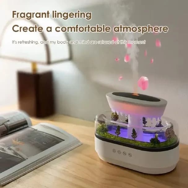 دستگاه بخورسرد و آروماتراپی RAINDROP AROMA DIFFUSER مدل 286 — تصویر ۱۱
