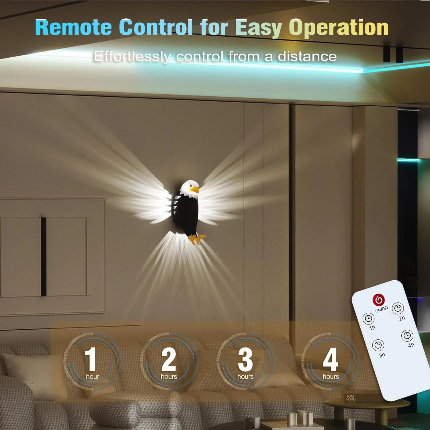 چراغ خواب دیواری EAGLE WALL LIGHT طرح عقاب — تصویر ۶
