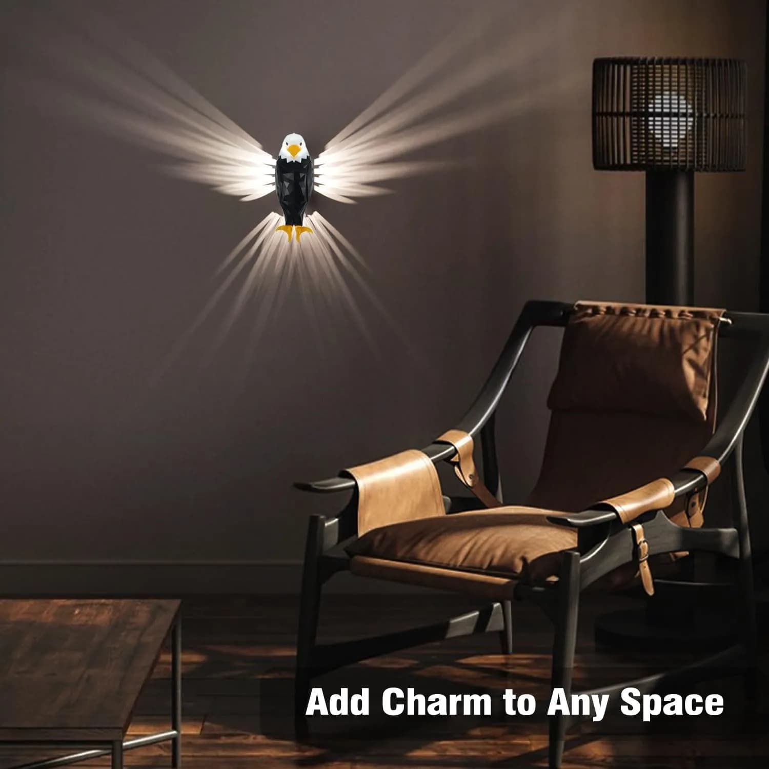 چراغ خواب دیواری EAGLE WALL LIGHT طرح عقاب — تصویر ۲
