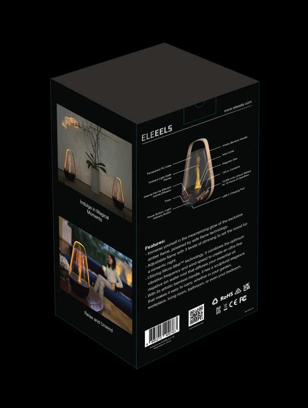 دستگاه بخورسرد و آروما تراپی ELEEELS مدل S5 AROMA DIFFUSER LANTERN — تصویر ۵