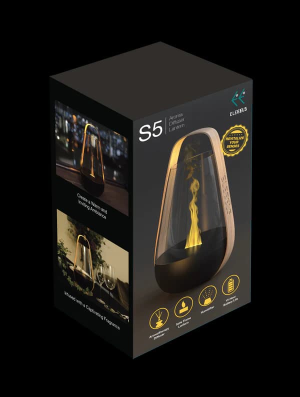دستگاه بخورسرد و آروما تراپی ELEEELS مدل S5 AROMA DIFFUSER LANTERN — تصویر ۸