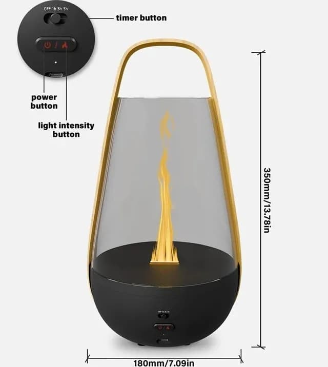 دستگاه بخورسرد و آروما تراپی ELEEELS مدل S5 AROMA DIFFUSER LANTERN — تصویر ۲