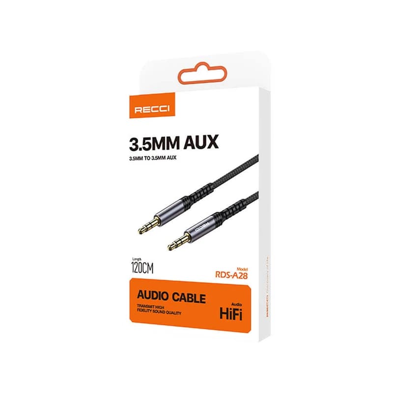 کابل تبدیل AUX رسی مدل RDS-A28 طول 1.2 متر — تصویر ۶
