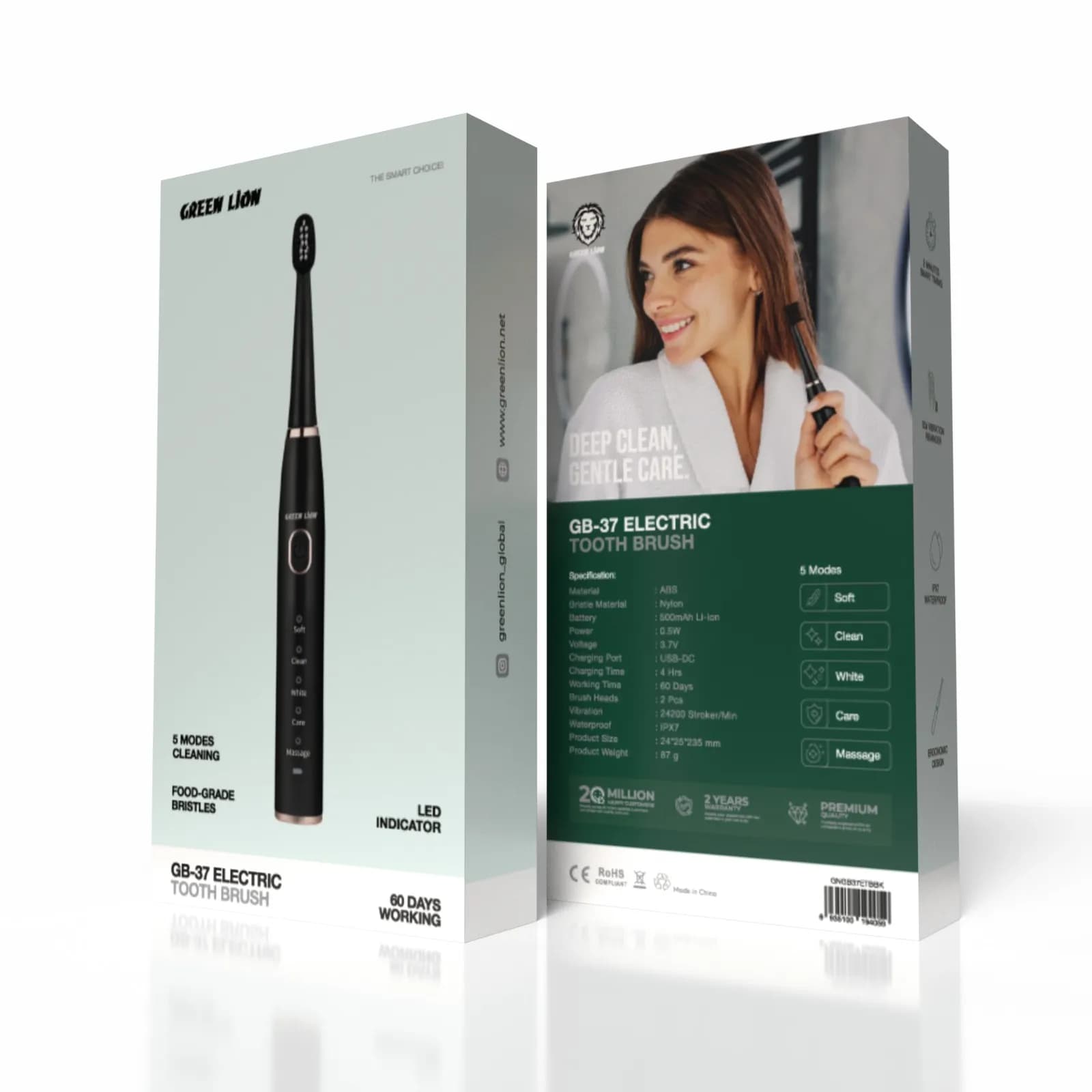 مسواک برقی گرین لاین مدل GB-37