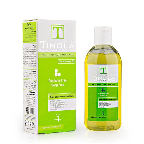 شامپو کنترل ریزش مو تینولا بیوتی مناسب موی چرب 200ml — تصویر ۲